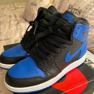 Nike Air Jordan Royal 1s Size 4Y